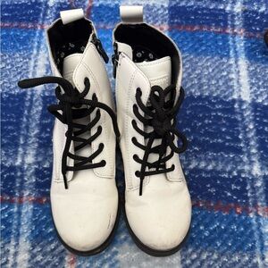 2/$15- Kids White Levi Strauss Ankle Boots